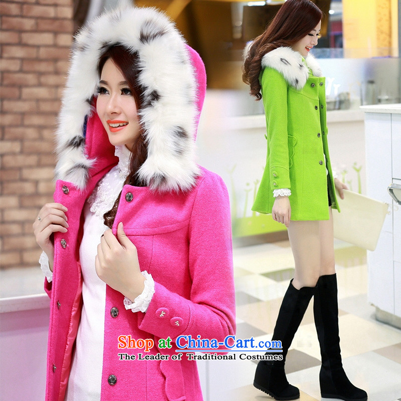 The Philippines poetry fun gross? autumn and winter coats women 2015 new Korean fashion Sau San wool coat girl in long?) gross neckties cap wind jacket green M picture, prices, brand platters! The elections are supplied in the national character of distribution, so action, buy now enjoy more preferential! As soon as possible.