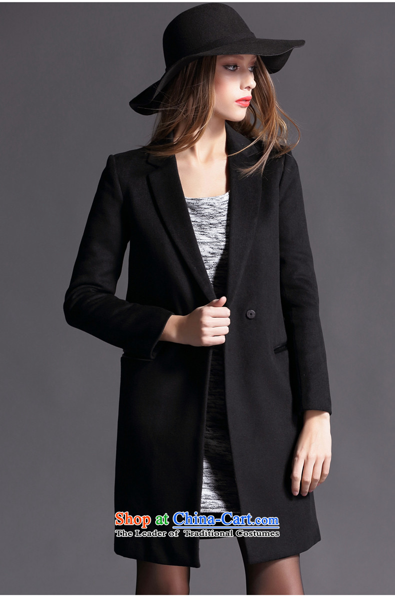 The half-timbered autumn 2015 new suit for Sau San over the medium to longer term woolen coat of black jacket? S picture, prices, brand platters! The elections are supplied in the national character of distribution, so action, buy now enjoy more preferential! As soon as possible.