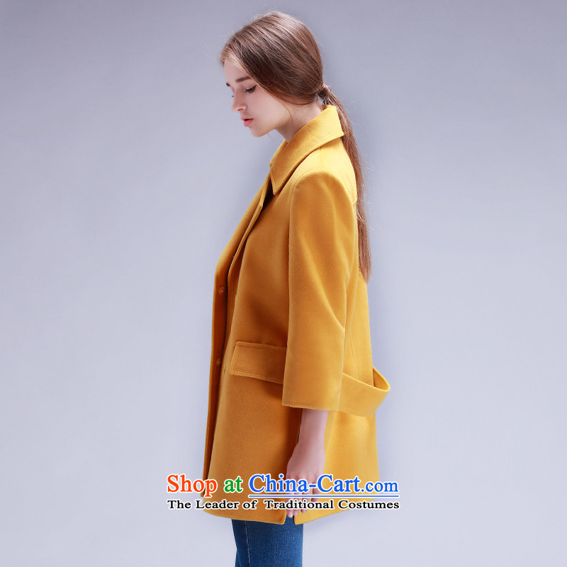 Love is the 2015 autumn and winter Gigi Lai new ladies hair? Jacket Korean fashion in the long, thin graphics lapel single row clip hair? a jacket coat female love is colorful XL, green (AIQIAOZI) , , , shopping on the Internet