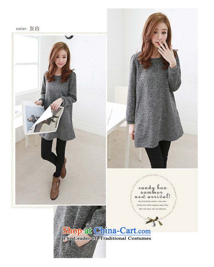 Yu-Sin-to increase women's code 2015 autumn and winter new fat mm thin in the Korean version of Liberal Women clothes, forming the sweater dresses 191 Gray 4XL recommends that you 160-180 catty picture, prices, brand platters! The elections are supplied in the national character of distribution, so action, buy now enjoy more preferential! As soon as possible.