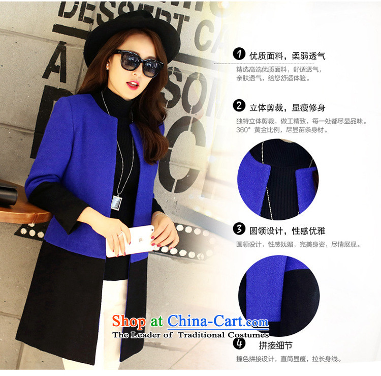 Load New MIYAMIYA2015 autumn colors and stylish lounge won hit version a wool coat jacket female blue XL Photo, prices, brand platters! The elections are supplied in the national character of distribution, so action, buy now enjoy more preferential! As soon as possible.