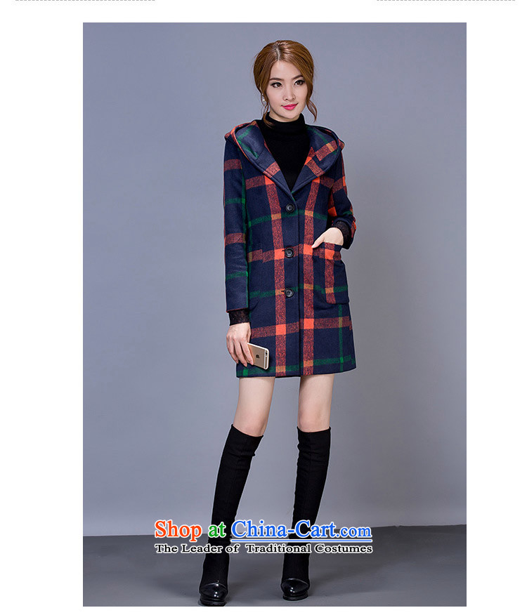Qi 2015 Autumn and Winter, of the figure of women who are double-checked in the stylish long Wind Jacket coat female Red Hair? yellow L picture, prices, brand platters! The elections are supplied in the national character of distribution, so action, buy now enjoy more preferential! As soon as possible.