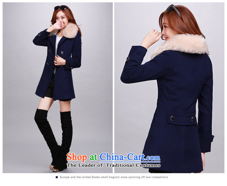 The nest products  2015 autumn and winter new women in Korean Long Hair Girl? a jacket with removable collar (A gross cotton Edition) Red L picture, prices, brand platters! The elections are supplied in the national character of distribution, so action, buy now enjoy more preferential! As soon as possible.