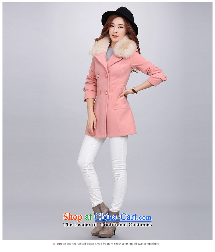 The nest products  2015 autumn and winter new women in Korean Long Hair Girl? a jacket with removable collar (A gross cotton Edition) Red L picture, prices, brand platters! The elections are supplied in the national character of distribution, so action, buy now enjoy more preferential! As soon as possible.