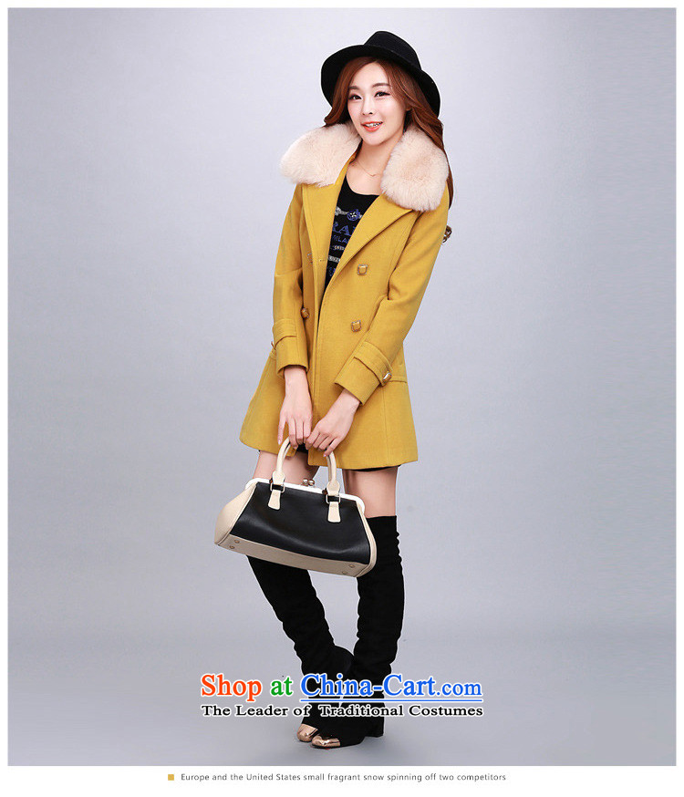 The nest products  2015 autumn and winter new women in Korean Long Hair Girl? a jacket with removable collar (A gross cotton Edition) Red L picture, prices, brand platters! The elections are supplied in the national character of distribution, so action, buy now enjoy more preferential! As soon as possible.