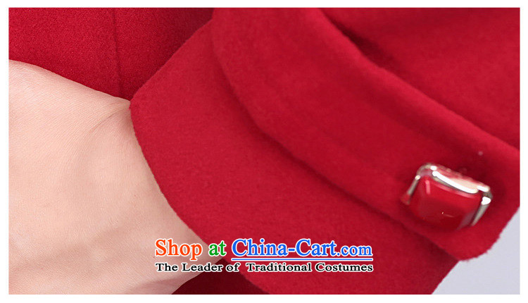 The nest products  2015 autumn and winter new women in Korean Long Hair Girl? a jacket with removable collar (A gross cotton Edition) Red L picture, prices, brand platters! The elections are supplied in the national character of distribution, so action, buy now enjoy more preferential! As soon as possible.