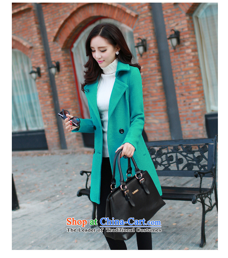 The population exposed in Arabic 2015 autumn and winter Selina Chow new women's long in Sau San loose small incense wind gross coats Korean?? coats jacket women leisure 6539 Green M picture, prices, brand platters! The elections are supplied in the national character of distribution, so action, buy now enjoy more preferential! As soon as possible.