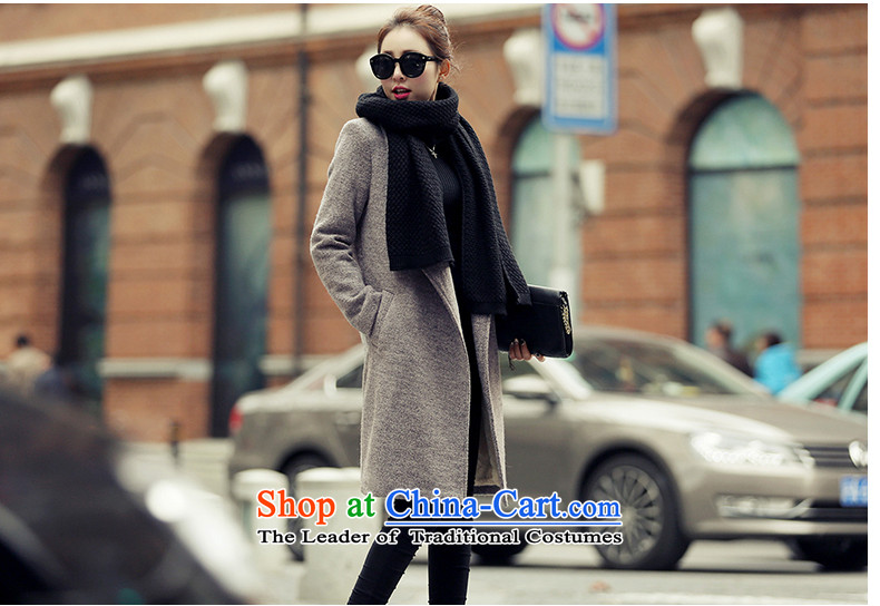 Princess of hsiang-Lan Kok 2015 autumn and winter new Korean version in the Sau San long wool coat girl child?? COAT 1010 gray without lint-free pictures, prices, L brand platters! The elections are supplied in the national character of distribution, so action, buy now enjoy more preferential! As soon as possible.