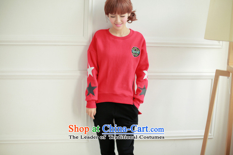 The following maximum code CD Amaral Women 2015 autumn and winter new Korean edition of the sportswear thick wool sweater stylish cartoon picture students Sau San video thin leisure wears women rose M picture, prices, brand platters! The elections are supplied in the national character of distribution, so action, buy now enjoy more preferential! As soon as possible.