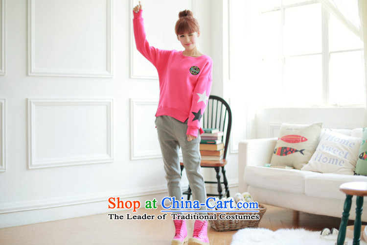 The following maximum code CD Amaral Women 2015 autumn and winter new Korean edition of the sportswear thick wool sweater stylish cartoon picture students Sau San video thin leisure wears women rose M picture, prices, brand platters! The elections are supplied in the national character of distribution, so action, buy now enjoy more preferential! As soon as possible.