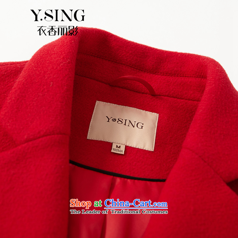 [i] to buy three from Hong Lai Ying 2015 Fall/Winter Collections new Korean citizenry in elegant graphics thin long solid color jacket female Red Hair? (11 S, Hong Lai Ying , , , shopping on the Internet