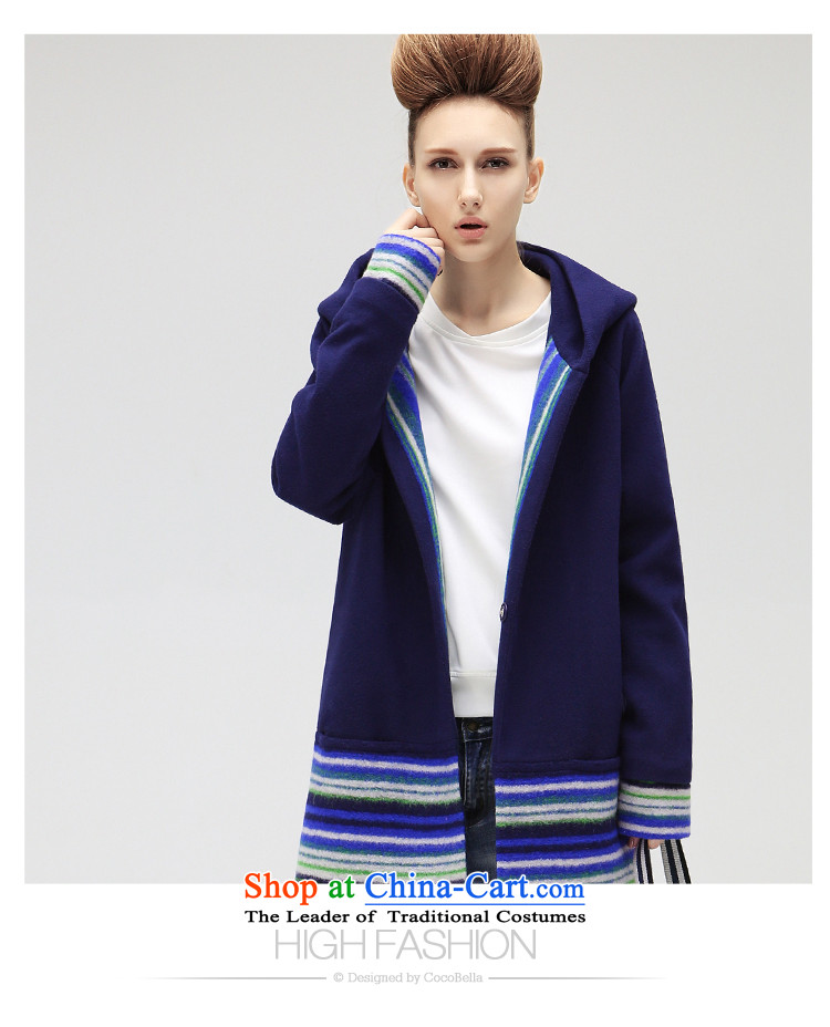 2015 Autumn new COCOBELLA in long loose spell followed cap gross? coats female jackets CT292 color bar M picture, prices, brand platters! The elections are supplied in the national character of distribution, so action, buy now enjoy more preferential! As soon as possible.