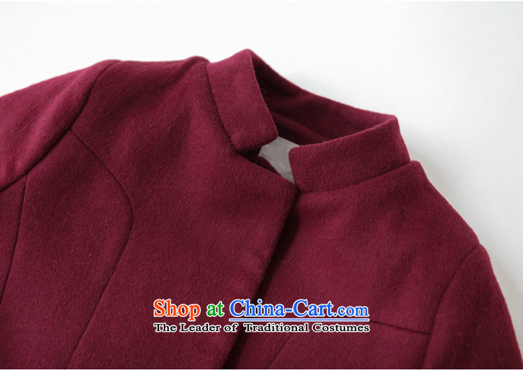 Install the latest Autumn 2015 Zz&ff) to increase the number of women in autumn and winter video thin thick mm200 Sau San catties a wool coat gross XXXXXL( wine Red Jacket is recommended 180-200 catty, prices, photo) Brand platters! The elections are supplied in the national character of distribution, so action, buy now enjoy more preferential! As soon as possible.