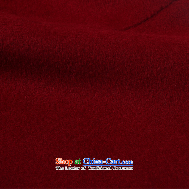 The Hon Audrey Eu Yuet-yung 2015 9POKWAI/ winter clothing new minimalist double-side woolen coat , L, 8Ms Audrey Eu Red Jacket (POKWAI) , , , shopping on the Internet
