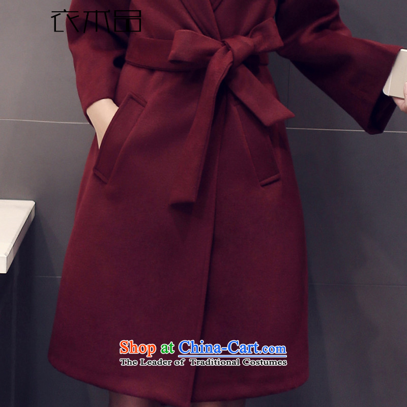 Yi Art 2015 autumn and winter New Sau San thick hair? female Korean version of the jacket long coats gross? female BOURDEAUX L, Yi Art , , , shopping on the Internet