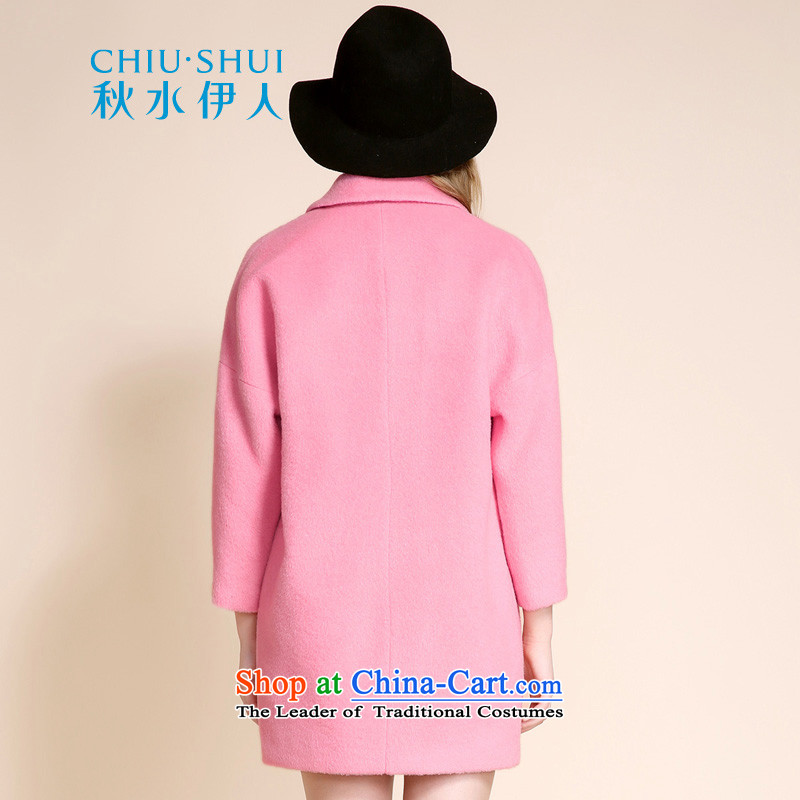 (pre-sale of shipment ] Swordmakers 12.10 Mai-mai 2015 Fall/Winter Collections Of new women's Korea Version The auricle-jacket girl?? gross sub-coats peach 155/80A/S. pre-sale on 10 December, the chaplain who shipment has been pressed shopping on the Inte