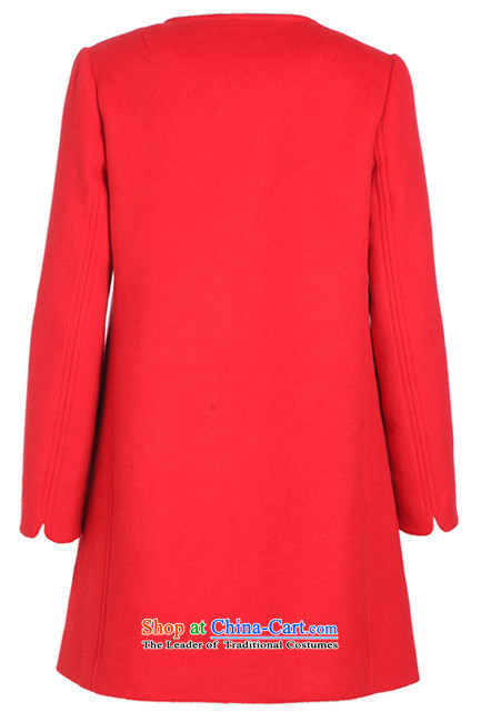 The new Europe, ochirly female round-neck collar loose in pure color long wool coat 1143346140? The Red 120 pictures, prices, XS(155/80A) brand platters! The elections are supplied in the national character of distribution, so action, buy now enjoy more preferential! As soon as possible.