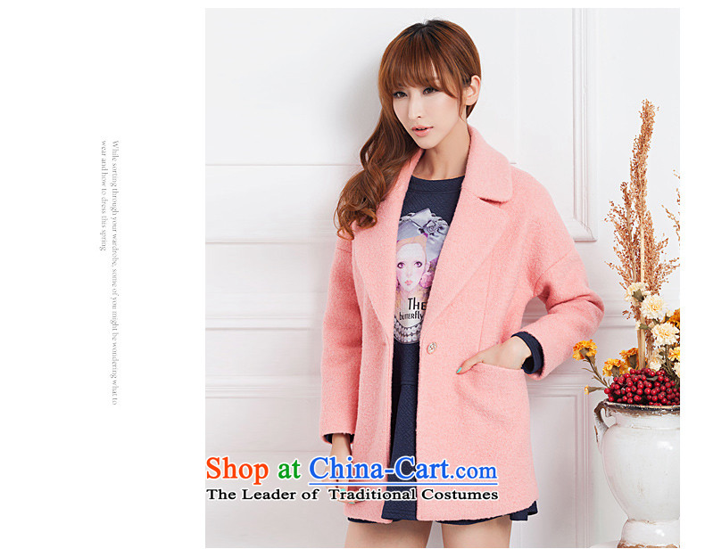 Diana's cashmere overcoat girl-jacket is caught gross girls long thick a wool coat female pure color coat 1039 pink? M picture, prices, brand platters! The elections are supplied in the national character of distribution, so action, buy now enjoy more preferential! As soon as possible.