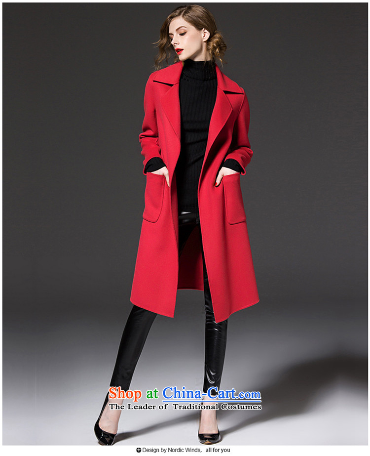 The Nordic wind cashmere overcoat girl of autumn and winter 2015 new products for women in Europe and the solid color long lapel pockets bow tie strap gross and female color jacket? XL Photo, prices, brand platters! The elections are supplied in the national character of distribution, so action, buy now enjoy more preferential! As soon as possible.