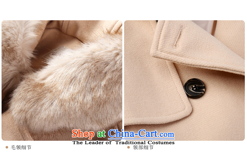 Gross? female Korean jacket awakening paradise 2015 winter clothing in New Sau San long double-a wool coat light and color pictures, prices, S brand platters! The elections are supplied in the national character of distribution, so action, buy now enjoy more preferential! As soon as possible.