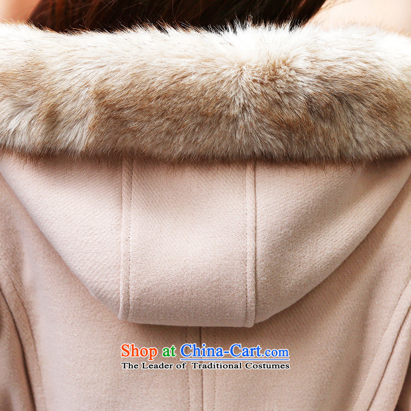 Gross? female Korean jacket awakening paradise 2015 winter clothing in New Sau San long double-a wool coat light and color , awakening Paradise Shopping on the Internet has been pressed.