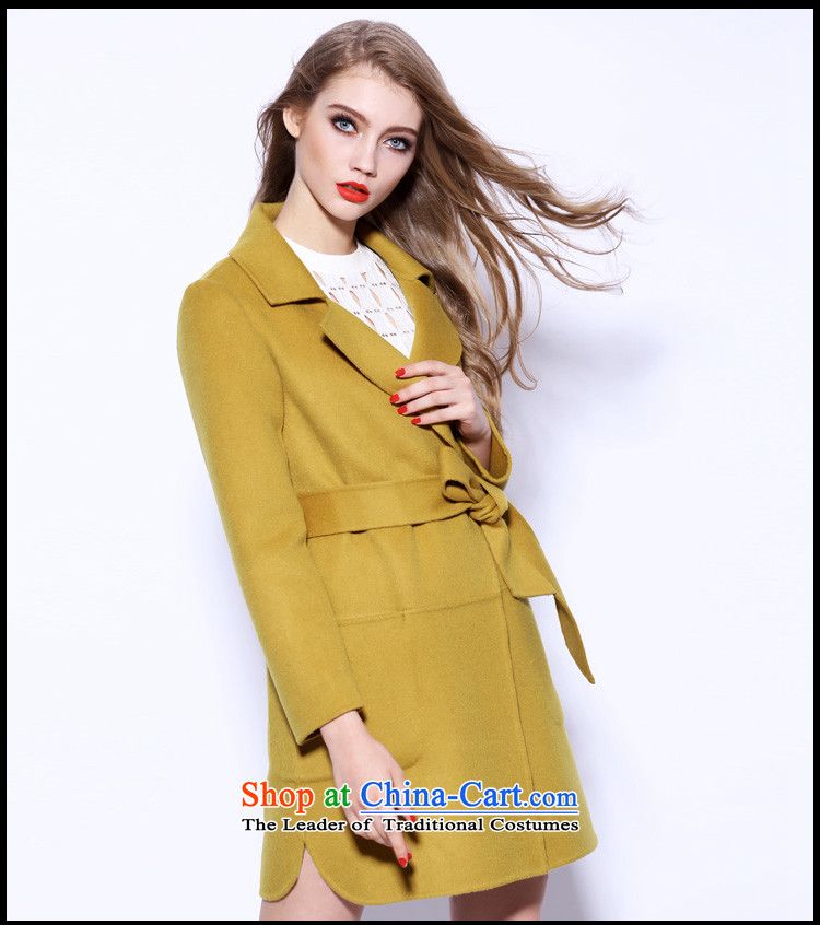 Su Ge Cayman 2015 autumn and winter new plain manual two-sided cashmere overcoat gross? cashmere women long wool coat female 80340? green XL Photo, prices, brand platters! The elections are supplied in the national character of distribution, so action, buy now enjoy more preferential! As soon as possible.