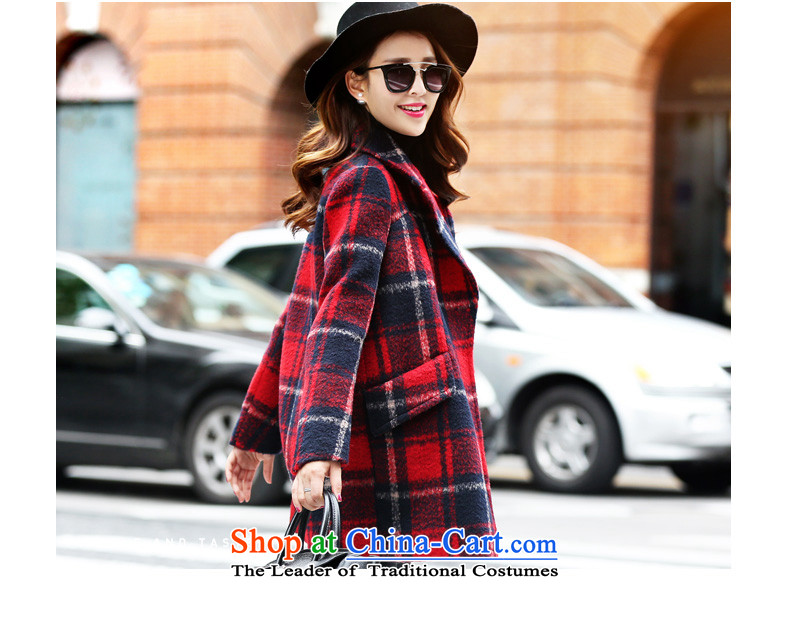 The Paradise 2015 winter new Korean red checkered retro Sau San long-sleeved jacket is winter gross Red Grid S picture, prices, brand platters! The elections are supplied in the national character of distribution, so action, buy now enjoy more preferential! As soon as possible.