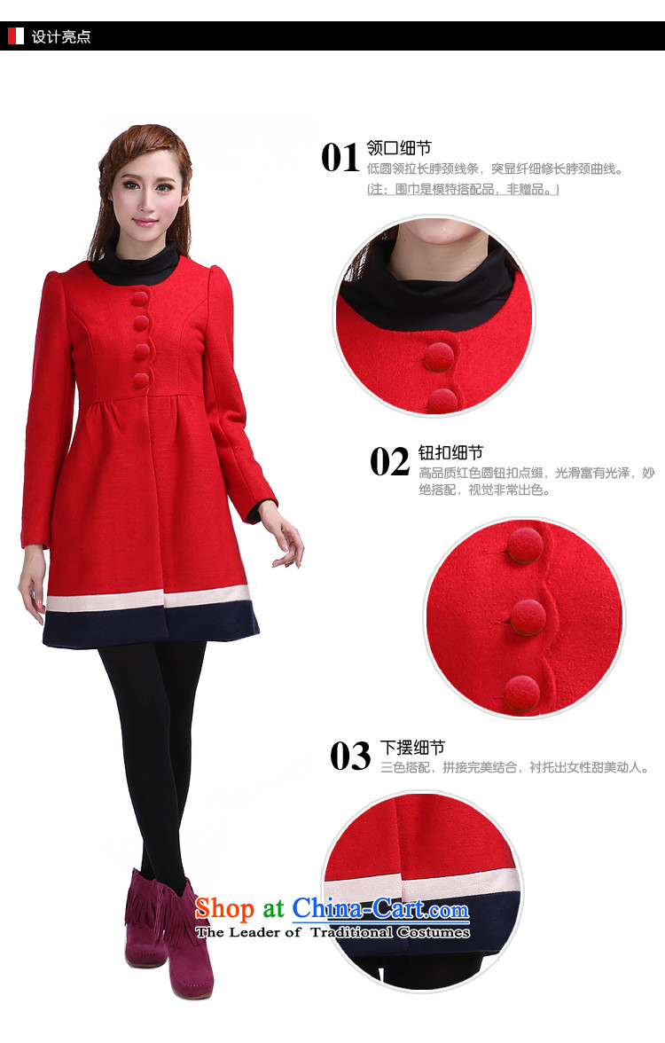 Shani flower, 2015 large female winter jackets thick mm to intensify the loose in the medium to long term, video thin a wool coat (6,386 female red 6XL picture, prices, brand platters! The elections are supplied in the national character of distribution, so action, buy now enjoy more preferential! As soon as possible.
