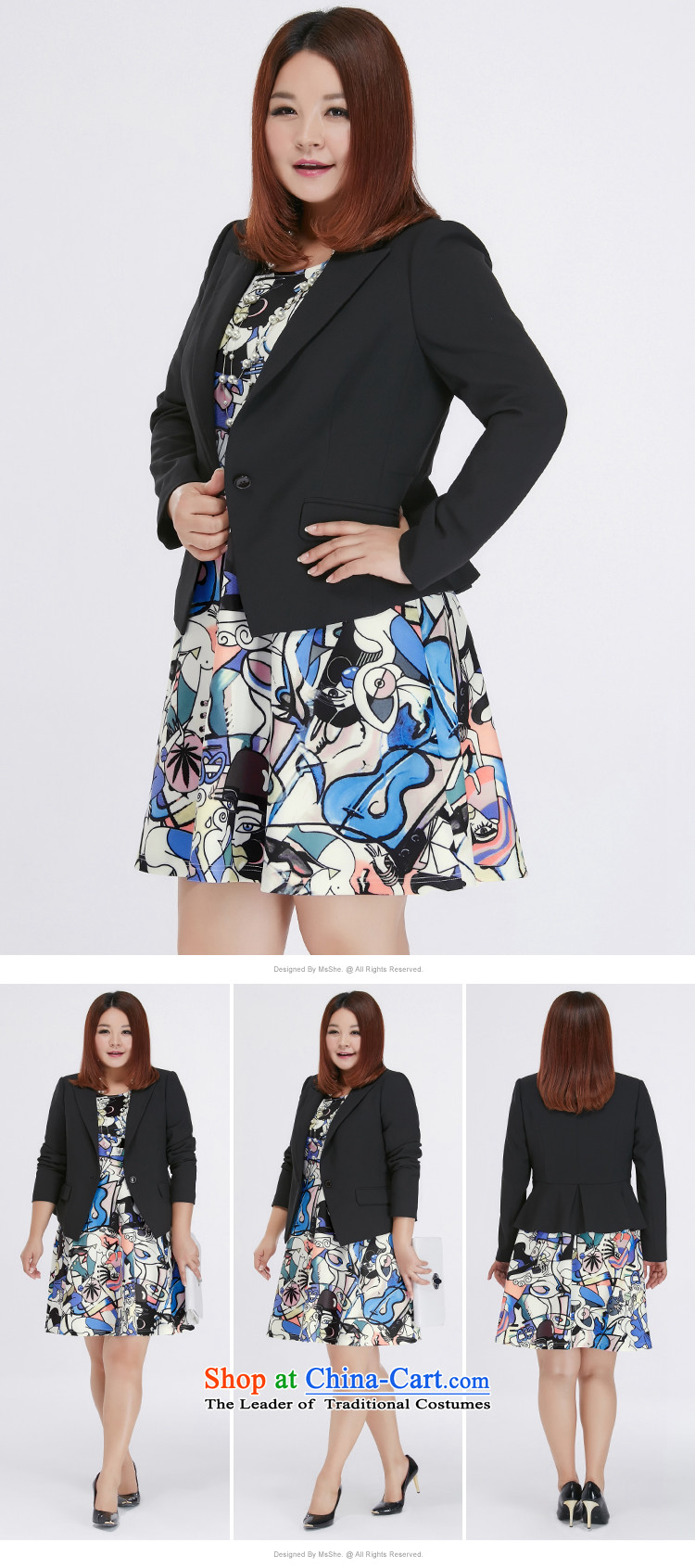 Msshe xl women 2015 new fall thick MM stamp air load layer sleeveless A swing dresses 10552 4XL Photo Black on white purple flowers, prices, brand platters! The elections are supplied in the national character of distribution, so action, buy now enjoy more preferential! As soon as possible.
