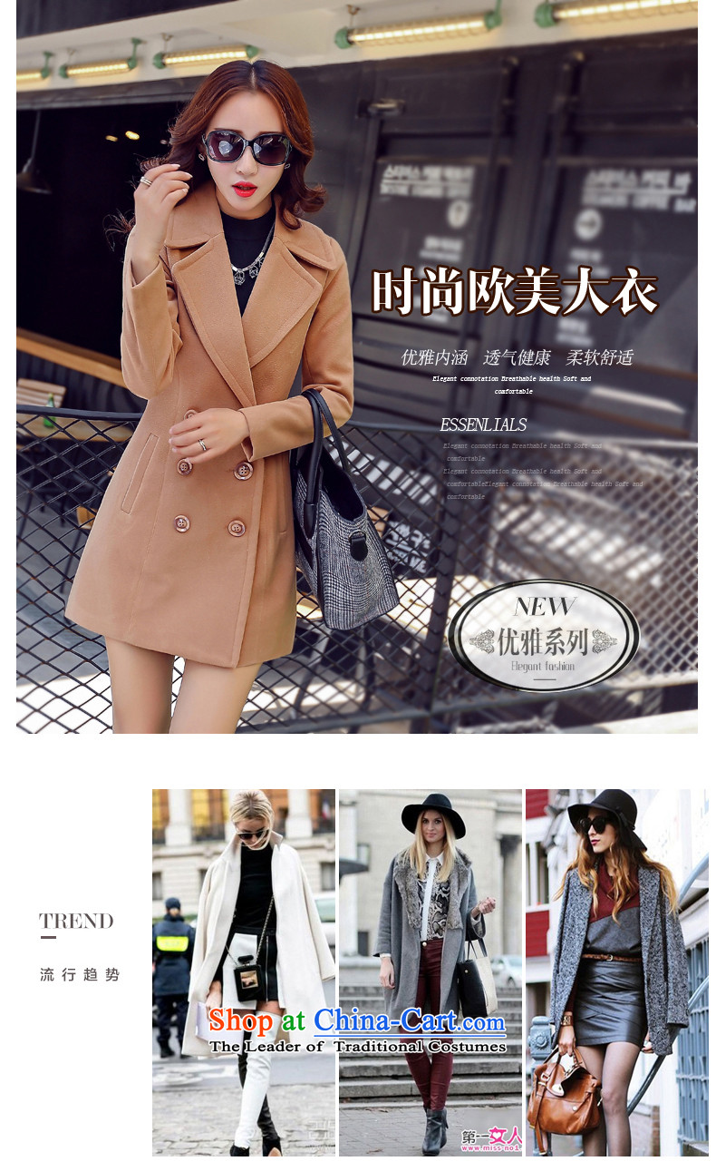 Recalling the Early Cold Fall 2015 autumn and winter in new long hair a wool coat Women's jacket Korea version thin double-CY15MN02 Gray L picture, prices, brand platters! The elections are supplied in the national character of distribution, so action, buy now enjoy more preferential! As soon as possible.