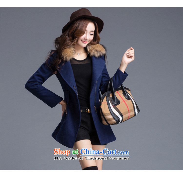 Yi code 12.01 2015 Fall/Winter Collections for women won the new version of the long graphics thin stylish double-side of the Sau San thick with collar gross? a jacket coat large red M picture, prices, brand platters! The elections are supplied in the national character of distribution, so action, buy now enjoy more preferential! As soon as possible.