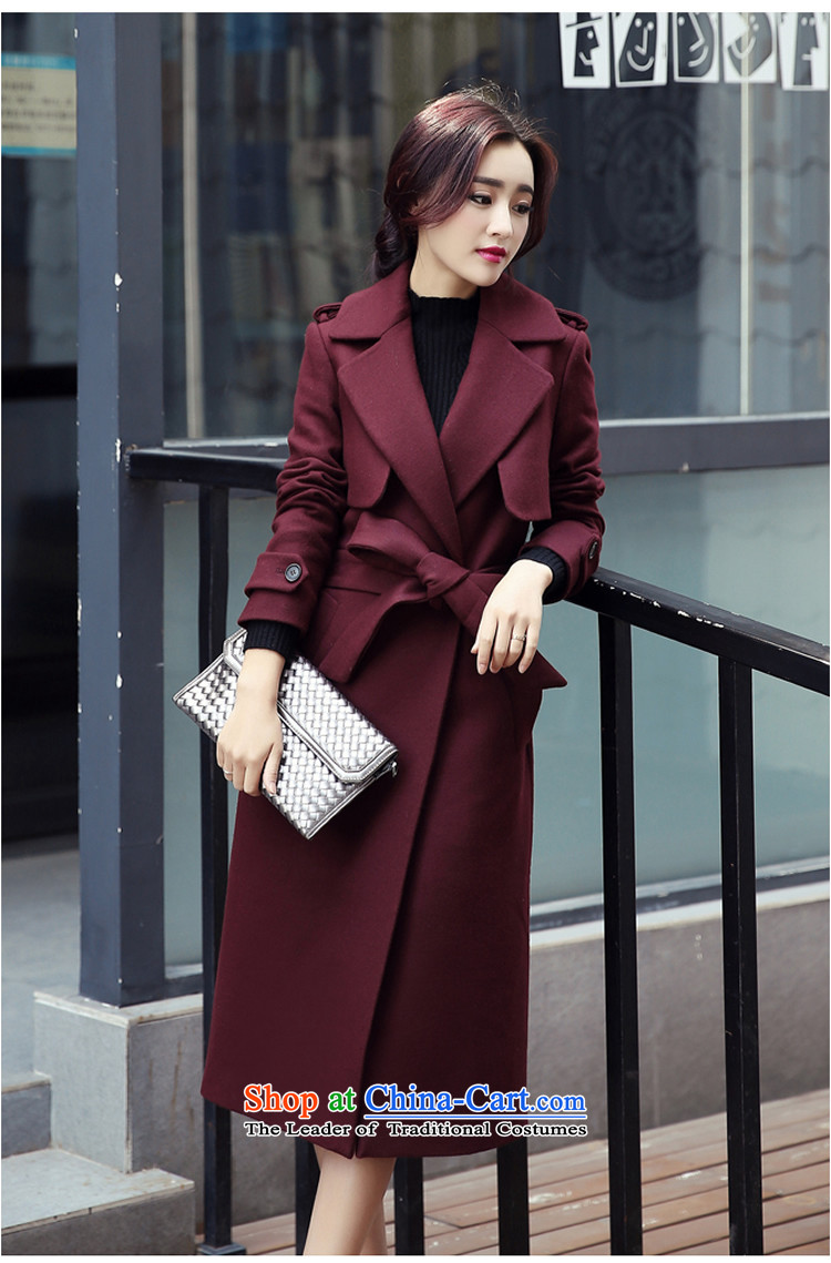 The OSCE's Lai 2015 Elizabeth autumn and winter new graphics thin han bum Sau San long-sleeved jacket female long hair?) Europe and deep red cloak M picture, prices, brand platters! The elections are supplied in the national character of distribution, so action, buy now enjoy more preferential! As soon as possible.