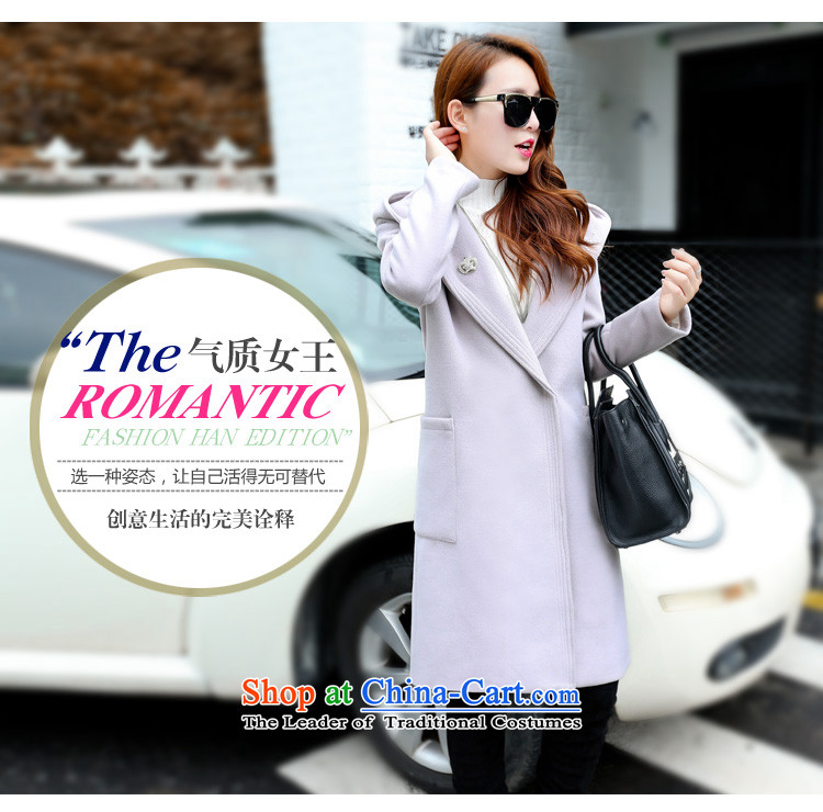 About the New 2015, hundreds of autumn and winter load personality lapel a Korean version of the Cashmere wool coat is thick wild plain colors? jacket female pink L picture, prices, brand platters! The elections are supplied in the national character of distribution, so action, buy now enjoy more preferential! As soon as possible.