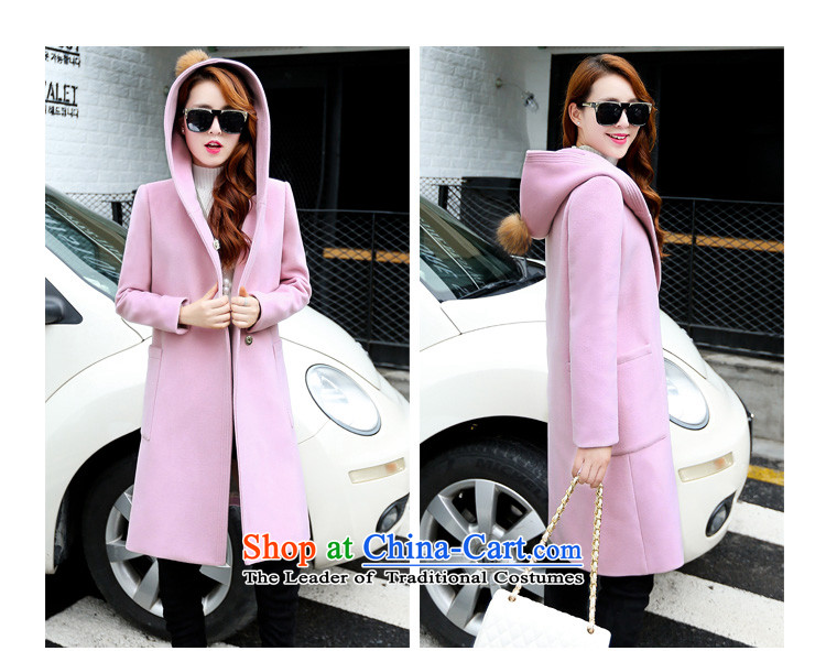 About the New 2015, hundreds of autumn and winter load personality lapel a Korean version of the Cashmere wool coat is thick wild plain colors? jacket female pink L picture, prices, brand platters! The elections are supplied in the national character of distribution, so action, buy now enjoy more preferential! As soon as possible.