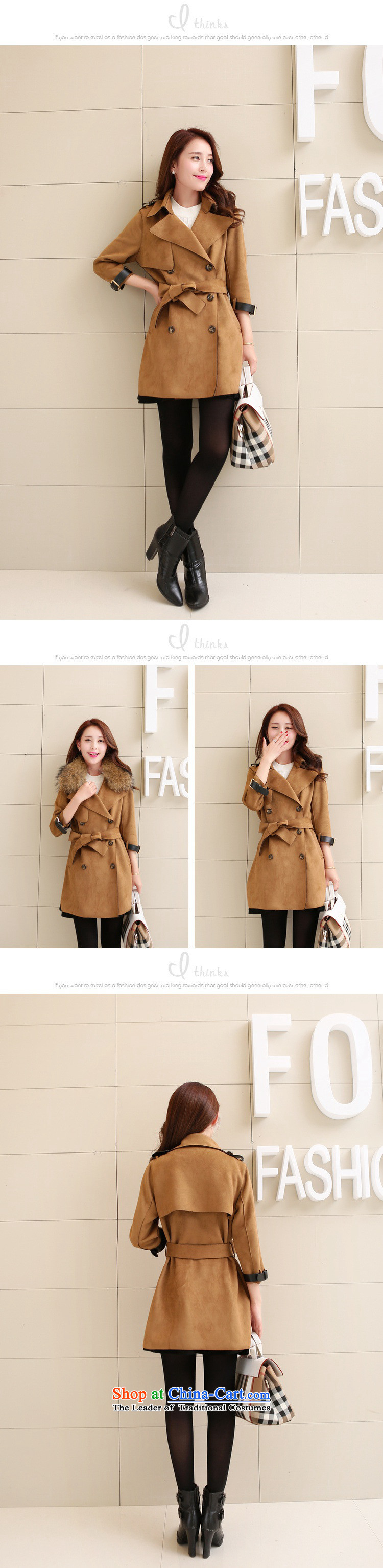 Oehe 2015 autumn and winter new Korean version in the long jacket, Sau San stylish girl video thin lapel long-sleeved gross? M Picture Card their coats, prices, brand platters! The elections are supplied in the national character of distribution, so action, buy now enjoy more preferential! As soon as possible.