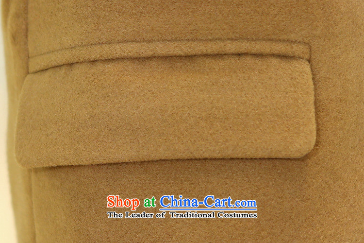 Once again we get gross coats female Women's clothes winter 2015. Long roll collar type cocoon thin graphics Sau San Mao jacket female Korean? khaki L picture, prices, brand platters! The elections are supplied in the national character of distribution, so action, buy now enjoy more preferential! As soon as possible.