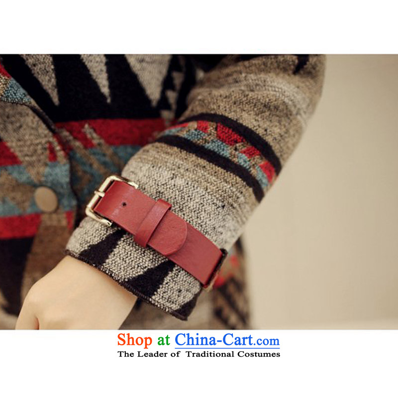 The new 2015 autumn and winter version A loose coat female Gross Gross?? coats women han bum-suit tartan shirt sub cardigan 1081 figure , I should be grateful if you would have heard the summer colors (XIAHETINGYU rain) , , , shopping on the Internet