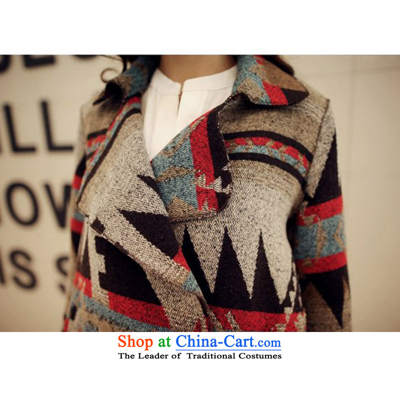 The new 2015 autumn and winter version A loose coat female Gross Gross?? coats women han bum-suit tartan shirt sub cardigan 1081 figure , I should be grateful if you would have heard the summer colors (XIAHETINGYU rain) , , , shopping on the Internet