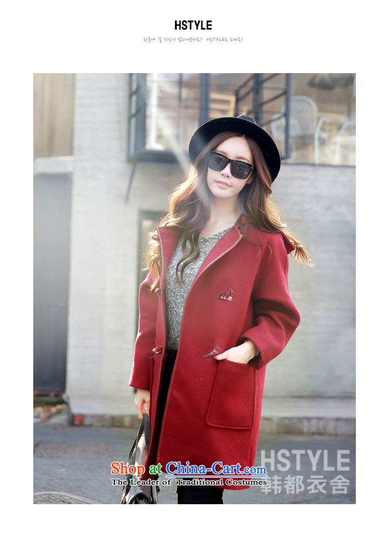 Korea has the Korean version of the Dag Hammarskjöld yi 2015 winter clothing in new women's long hair loose cap?2 wine red jacket OY4591 S picture, prices, brand platters! The elections are supplied in the national character of distribution, so action, buy now enjoy more preferential! As soon as possible.