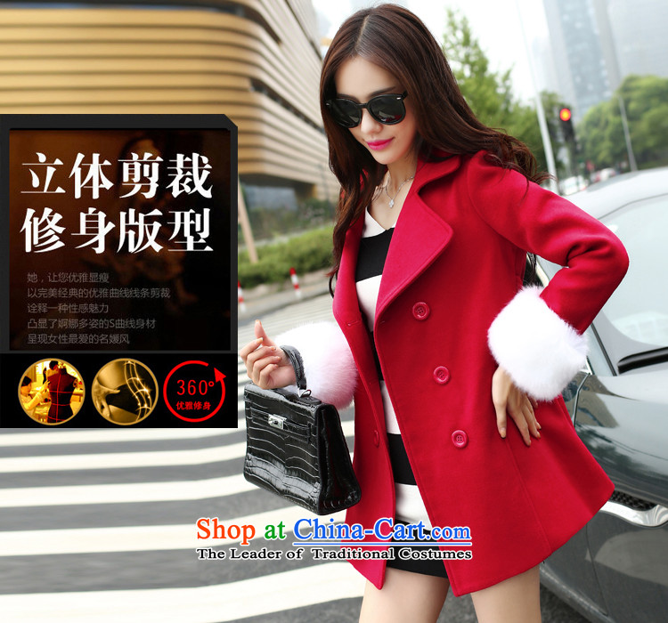 However, the US-Iraqi 2015 autumn and winter female new coats Korean gross? graphics thin stylish large Sau San lapel medium to long term)? sub-jacket double-feed with gross cuff? red XL Photo, prices, brand platters! The elections are supplied in the national character of distribution, so action, buy now enjoy more preferential! As soon as possible.