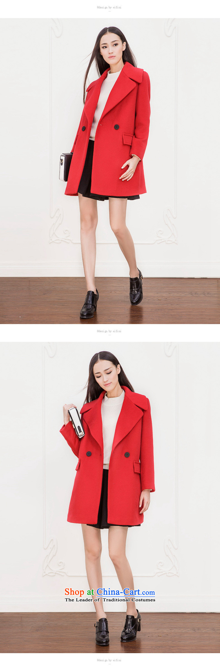 El Boothroyd 2015 winter clothing new Korean version in a straight long female woolen coat 6580927882 red S picture, prices, brand platters! The elections are supplied in the national character of distribution, so action, buy now enjoy more preferential! As soon as possible.