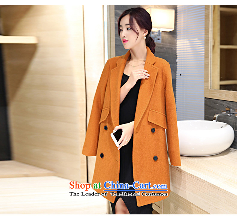 Xuan ina 2015 autumn and winter Ms. new Korean gross? jacket temperament, long-Sau San gross flows of coats CB15800? RED M picture, prices, brand platters! The elections are supplied in the national character of distribution, so action, buy now enjoy more preferential! As soon as possible.