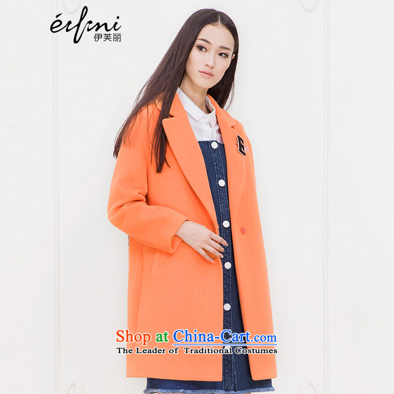 El Boothroyd 2015 winter clothing New Marker-letter long female wool a wool coat 6580947512 Bisque S, Evelyn eifini lai () , , , shopping on the Internet