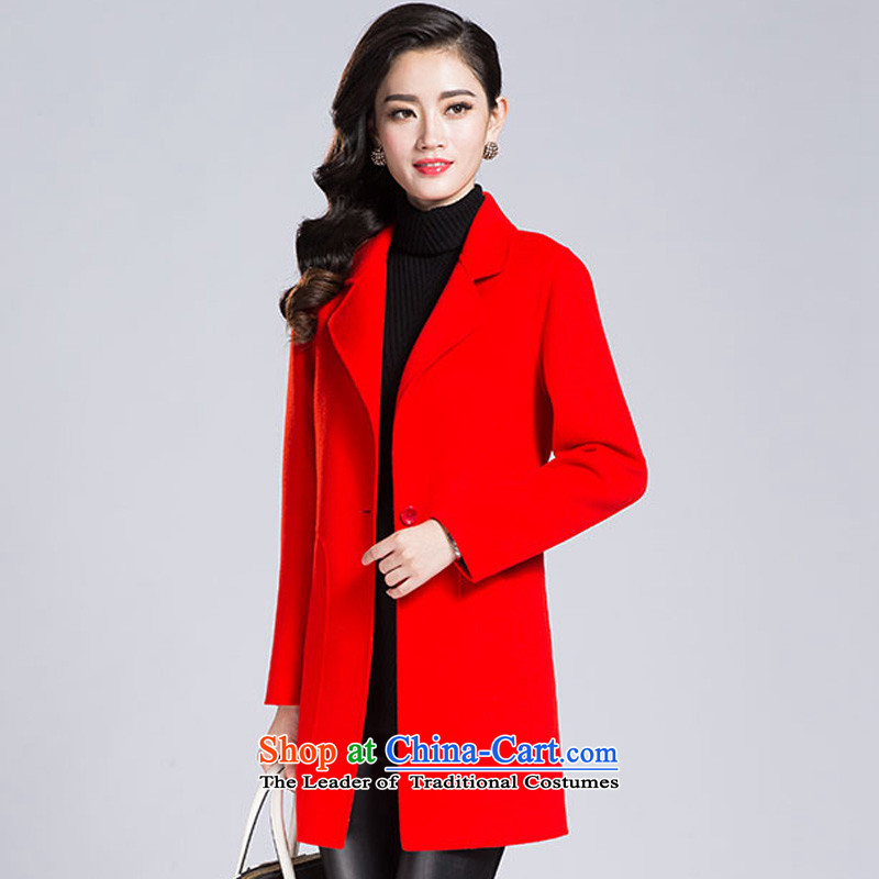 Cordoba Amorim 2015 Autumn new for women Korean version of large numbers of Sau San OL long-sleeved jacket coat? 6691 Red XXL, Amorim amoduowa w (more) , , , shopping on the Internet