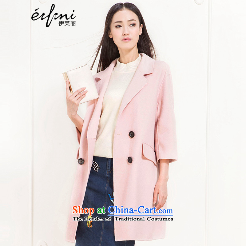El Boothroyd 2015 winter clothing new double-side coats, double-wool coat female 6581017026? pink M Lai (eifini, Evelyn) , , , shopping on the Internet