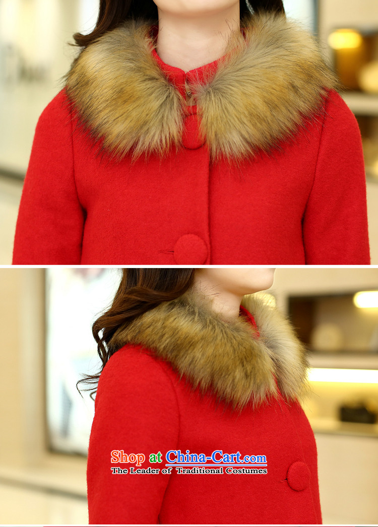Extreme yuan by 2015 autumn and winter new Korean version in the mantle of Gross Gross for female coat? A COAT 1812 Green  M picture, prices, brand platters! The elections are supplied in the national character of distribution, so action, buy now enjoy more preferential! As soon as possible.