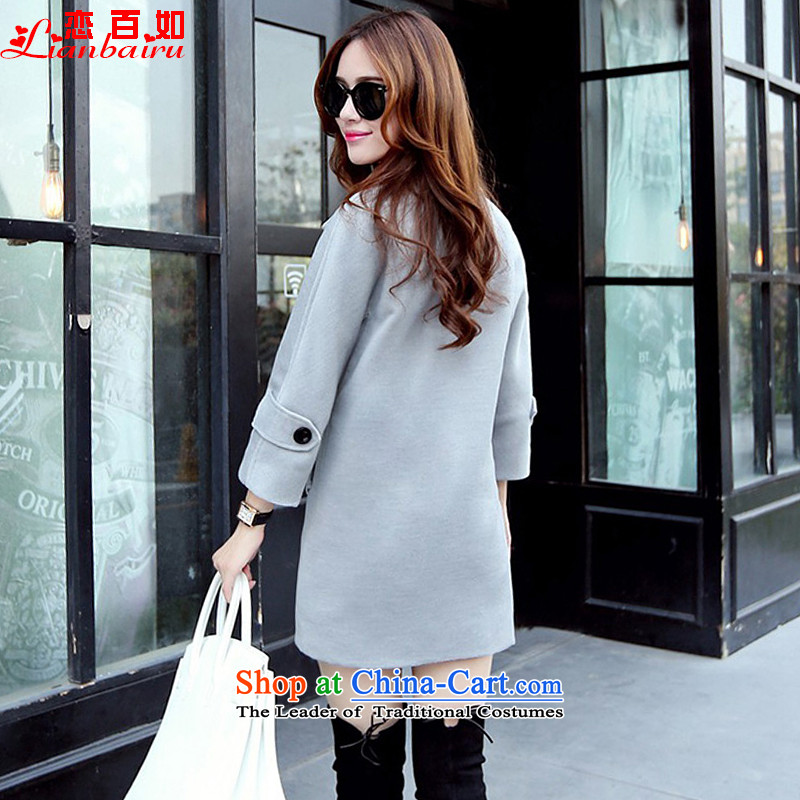 If you love the winter 2015) women's winter clothing on a new coats female hair)?? in the jacket long Korean Sau San a thin graphics 218 purple if you love S (lianbairu) , , , shopping on the Internet