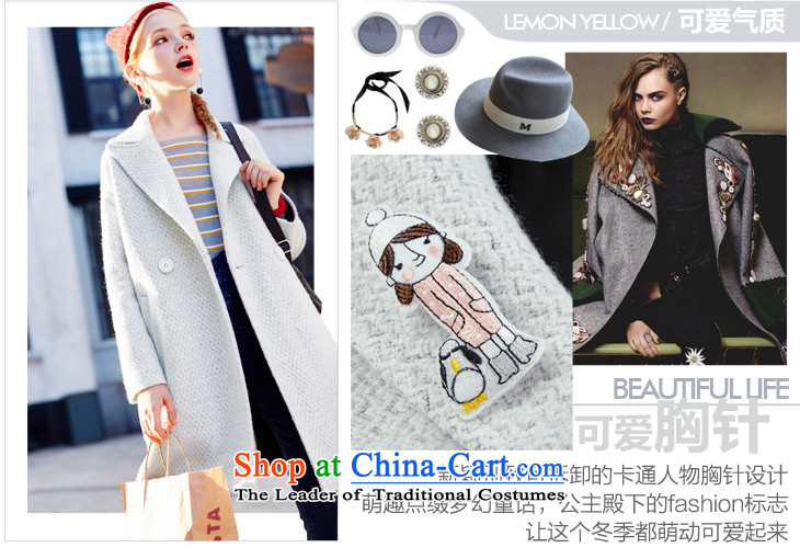 Lok-machi 2015 winter clothing new gross?)? long coats that wool coat a wool coat autumn and winter wild shirt ma gray S/155 picture, prices, brand platters! The elections are supplied in the national character of distribution, so action, buy now enjoy more preferential! As soon as possible.