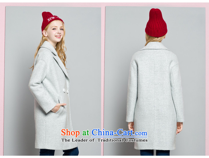 Lok-machi 2015 winter clothing new gross?)? long coats that wool coat a wool coat autumn and winter wild shirt ma gray S/155 picture, prices, brand platters! The elections are supplied in the national character of distribution, so action, buy now enjoy more preferential! As soon as possible.