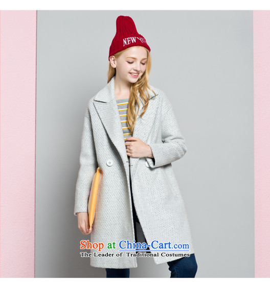 Lok-machi 2015 winter clothing new gross?)? long coats that wool coat a wool coat autumn and winter wild shirt ma gray S/155 picture, prices, brand platters! The elections are supplied in the national character of distribution, so action, buy now enjoy more preferential! As soon as possible.